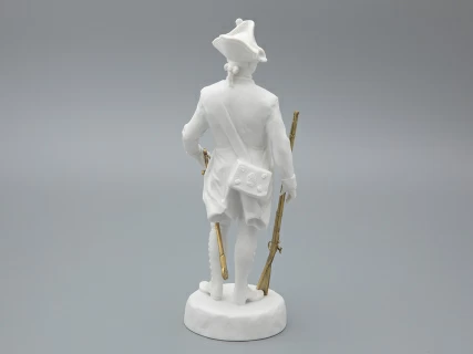 Скульптура Мушкетер эпохи Екатерины Великой, в подарочной упаковке, рисунок Белый бисквит, арт 81.31939.00.1, 