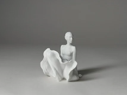 Скульптура форма В пуантах рисунок Белый арт. 82.91483.00.1, 