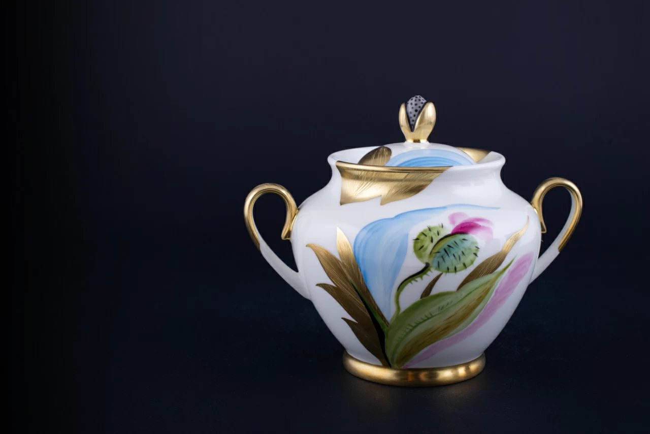 Сервиз чайный Маковый Цветок на форме Весенняя, арт 61.20970.00.1, 