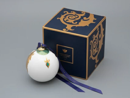 Новогодний Шар в подарочной упаковке, рисунок Рождественские узоры, арт 81.33343.00.1,  Новогодний Шар в подарочной упаковке, рисунок Рождественские узоры, арт 81.33343.00.1,