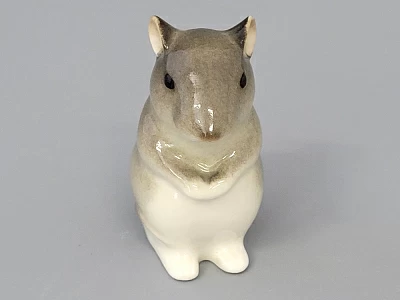 Скульптура форма Мышь малютка рисунок Палевая арт. 82.61110.00.1