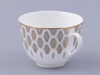 Сервиз чайный на 6 персон 14 предметов форма Весенняя 2 рисунок Саламандра Грей, арт. 81.31630.00.1, 