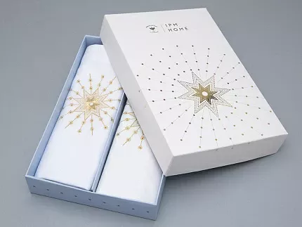 Комплект салфеток 45х45 с Вышивкой Звезда (2шт) арт 14.01074.03