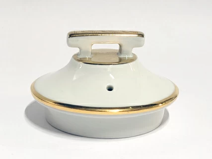 Крышка к заварочному чайнику форма Гербовая, рисунок Нефритовый фон арт 80.72061.00.1, 