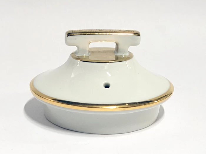 Крышка к заварочному чайнику форма Гербовая, рисунок Нефритовый фон арт 80.72061.00.1, 