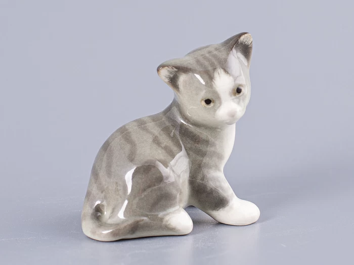 Скульптура Котенок Парамоша серый арт. 82.50636.00.1, 