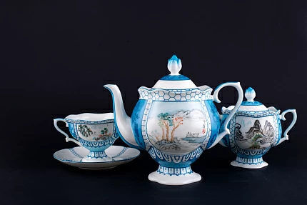 Сервиз чайный Горы и воды на форме Наташа арт 81.19889.00.1