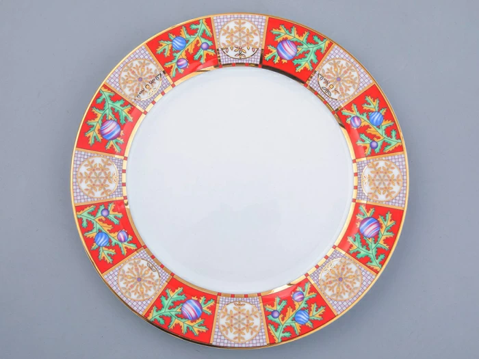 ТАРЕЛКА мелкая 245 мм Европейская-3 Морозный январь ТН1 арт. 80.44985.00.1, 