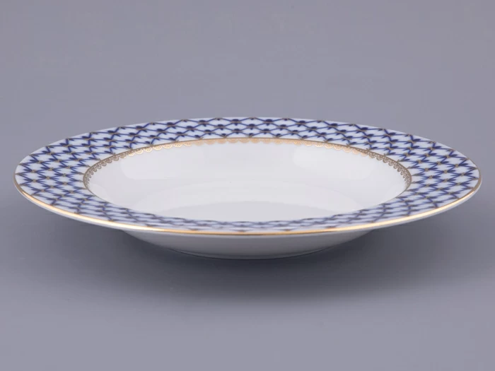 Тарелка глубокая 225 мм, форма Европейская, рисунок Кобальтовая сетка арт.80.85298.00.1,  Тарелка глубокая 225 мм, форма Европейская, рисунок Кобальтовая сетка арт.80.85298.00.1,