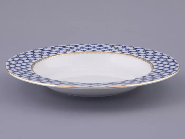 Тарелка глубокая 225 мм, форма Европейская, рисунок Кобальтовая сетка арт.80.85298.00.1, 