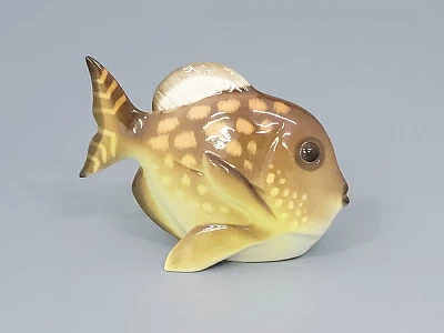 Скульптура форма Рыба-бабочка малого размера рисунок Желтый, арт. 82.50095.00.1