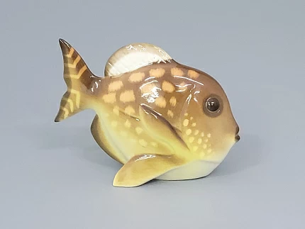 Скульптура форма Рыба-бабочка малого размера рисунок Желтый, арт. 82.50095.00.1