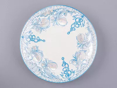 Бокал с блюдцем 360 мл форма Ленинградский рисунок Бригантина арт. 81.11000.00.1