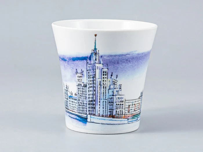 Бокал форма Ленинградский 2 рисунок Высотка на Котельнической наб. арт. 80.35002.00.1, 