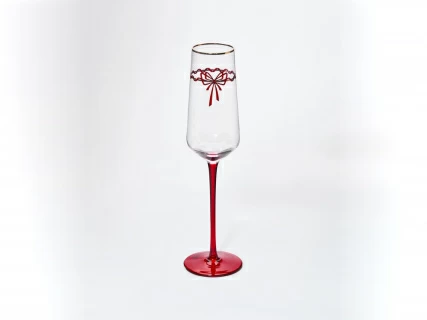 Набор из 2-х бокалов для шампанского 250 мл, в подарочной упаковке, рисунок Календа арт 14.11465.07, 