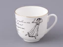 Чашка с блюдцем кофейная Ландыш 2 Сон Татьяны, арт 81.22808.00.1, 