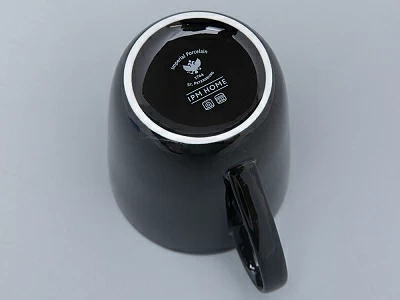 Чашка с блюдцем чайная форма Колокол рисунок Балтийский берег 1, арт. 81.31862.00.1