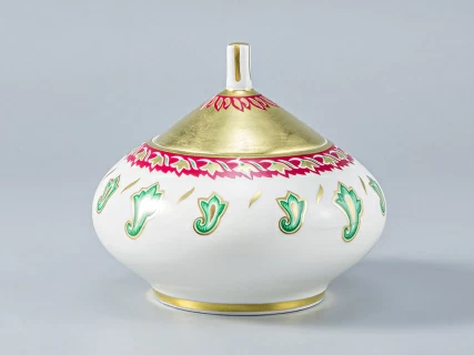 Сервиз чайный форма Купольная рисунок Восточный цветок, 6 персон 20 предметов, арт. 81.28104.00.1, 