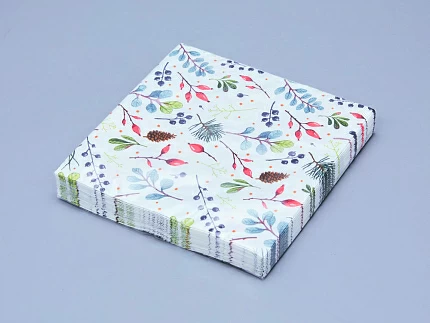 Салфетки бумажные, рисунок Календа, 33х33 см, 20 шт, арт 14.00973.05