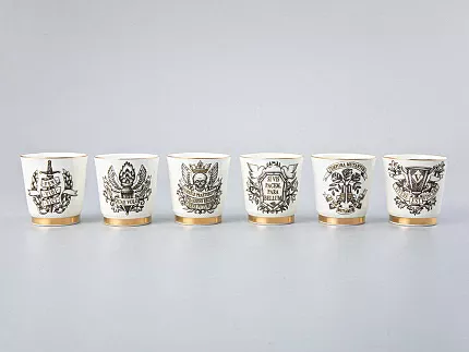 Подарочный набор стопок форма Сувенирная 1 рисунок Кворум, арт. 81.30291.00.1