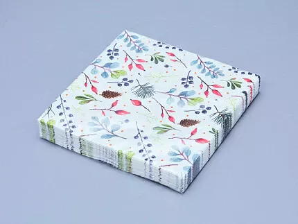 Салфетки бумажные, рисунок Календа, 33х33 см, 20 шт, арт 14.00973.05