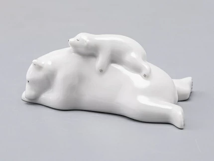 Скульптура Медведица с медвежонком малый размер арт. 82.75065.00.1