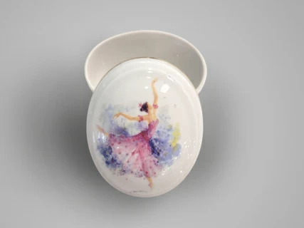 Туалетная коробочка форма Овальная рисунок Фея сирени арт. 80.86405.00.1, 