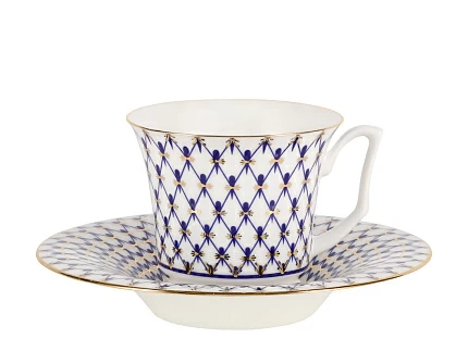 Сервиз чайный форма Юлия рисунок Кобальтовая сетка, 6 персон 14 предметов арт. 81.26236.00.1