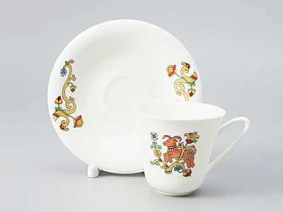 Сервиз чайный форма Сад рисунок Русские сказки, 6 персон 15 предметов, арт. 81.28417.00.1