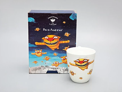 Бокал в подарочной упаковке, форма Вариации, Вася Ложкин. Вечерний полет, арт. 81.29342.00.1 Бокал в подарочной упаковке, форма Вариации, Вася Ложкин. Вечерний полет, арт. 81.29342.00.1