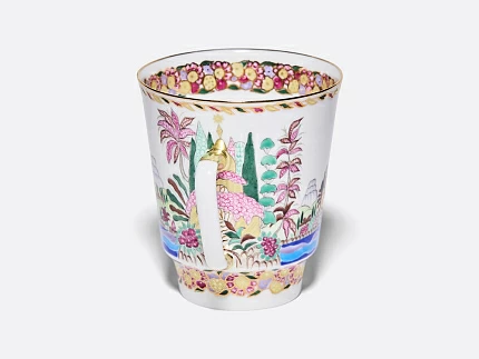 Чашка с блюдцем кофейная 165 мл.,  форма Майская, рисунок Голубое озеро арт. 81.13568.00.1