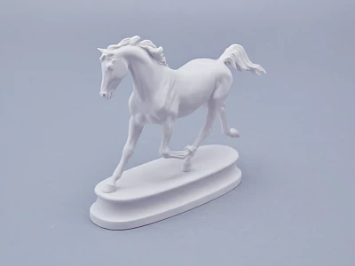 Скульптура в подарочной упаковке, форма Конь Арабской породы, рисунок Белый арт. 81.18628.00.1