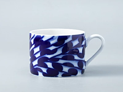 Чашка с блюдцем форма Соло рисунок Реки России. Енисей арт. 81.28756.00.1