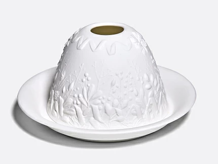 Подсвечник Литофания Рождественский венок LED светильник, арт. 81.10259.00.1