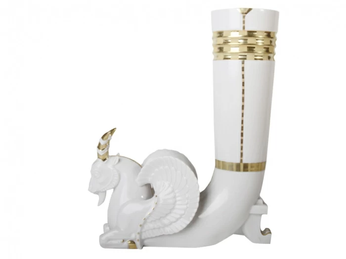 Скульптура Козерог-ритон Золотой, арт. 82.81315.00.1, 