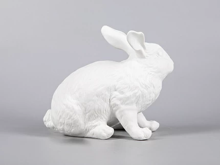 Скульптура Кролик домашний Белый арт. 81.30991.00.1