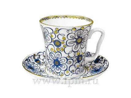 Бокал с блюдцем форма Ленинградский рисунок Вьюнок 360 мл арт. 81.13920.00.1, 