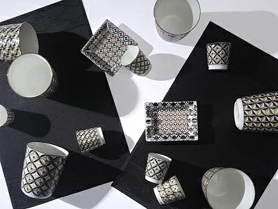 Подставка для мелочи форма Европейская 2, рисунок Elegant  арт 80.47113.00.1