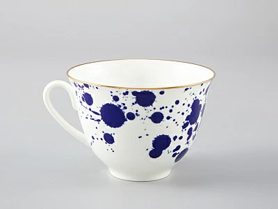 Чашка с блюдцем чайная форма Весенняя рисунок Splash арт. 81.29650.00.1