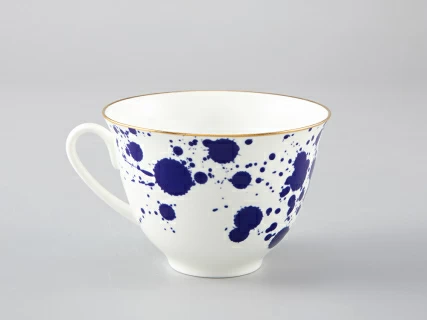 Чашка с блюдцем чайная форма Весенняя рисунок Splash арт. 81.29650.00.1, 