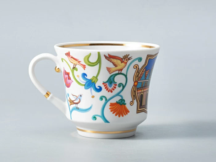 Чашка с блюдцем чайная 220 мл форма Банкетная рисунок Чудоград. Ярмарка арт. 81.29159.00.1, 