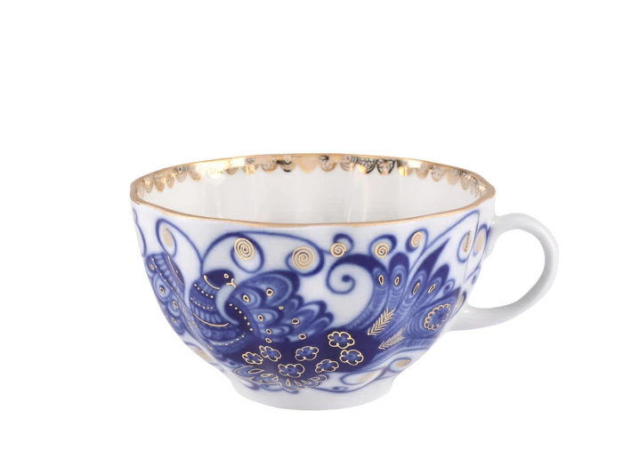 Чашка с блюдцем чайная Тюльпан Птица-царица арт. 81.10122.00.1, 