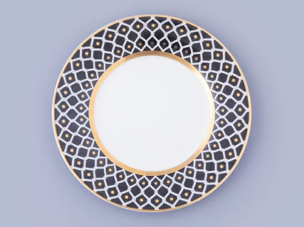 Чашка с блюдцем 250 мл форма Идиллия рисунок Неро 1, арт. 81.32141.00.1, 