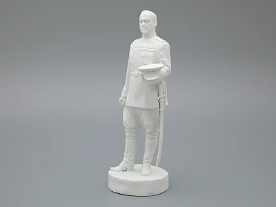 Скульптура Маршал Жуков Г.К., в подарочной упаковке, Белый бисквит, арт. 81.33453.00.1 Скульптура Маршал Жуков Г.К., в подарочной упаковке, Белый бисквит, арт. 81.33453.00.1