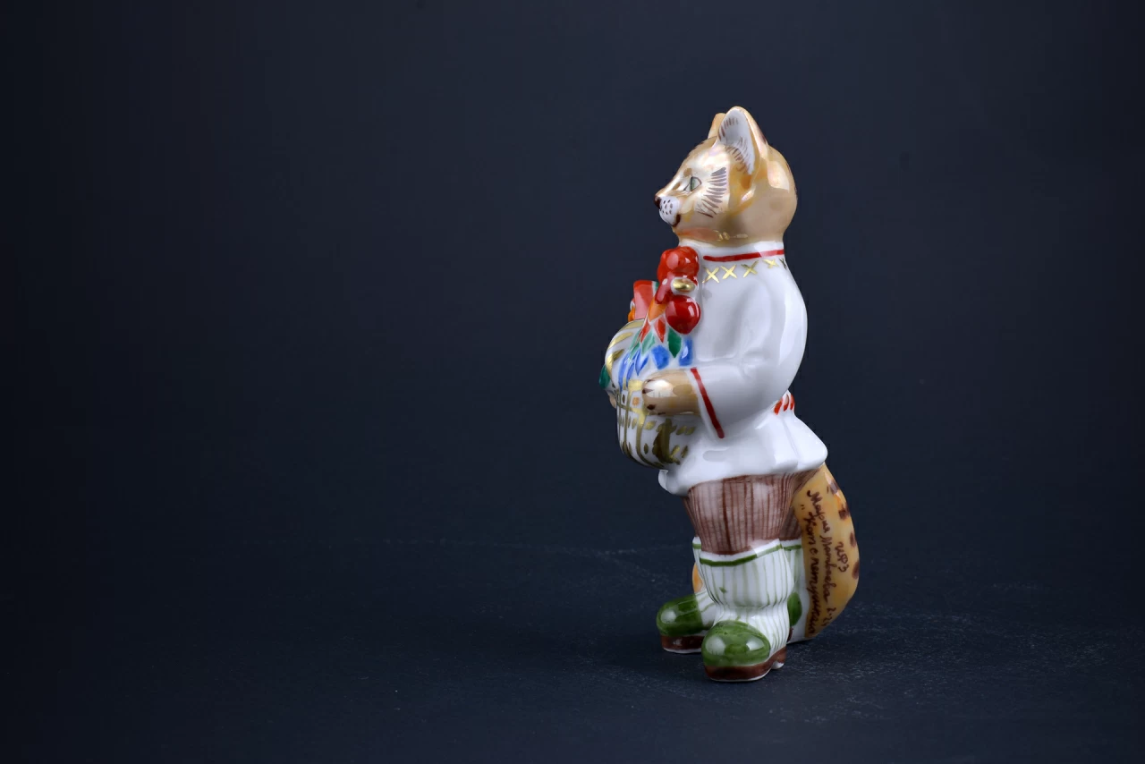 Скульптура Кот с петушком, арт 62.21242.00.1, 