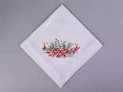 Подарочный набор салфеток 45х45 с вышивкой Календа (2 шт) арт. 41.00303.01