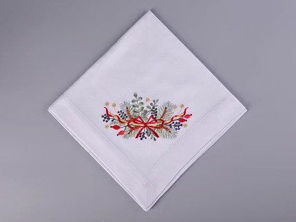 Подарочный набор салфеток 45х45 с вышивкой Календа (2 шт) арт. 41.00303.01