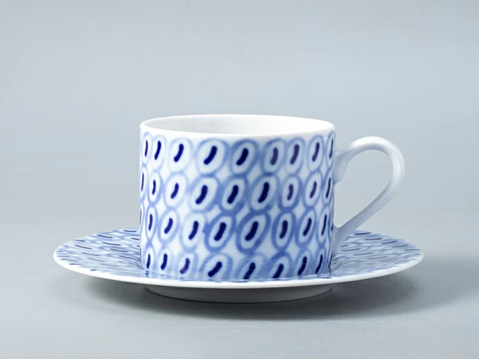 Чашка с блюдцем форма Соло рисунок Реки России. Ангара арт. 81.28755.00.1, 