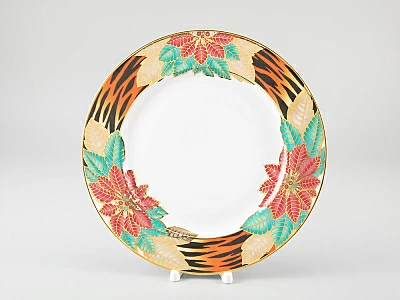 Тарелка мелкая 270 мм форма Европейская-2 рисунок Пуансеттия, арт. 80.38105.00.1