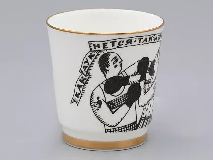 Подарочный набор стопок форма Сувенирная 1, рисунок Русская культура, арт. 81.31748.00.1